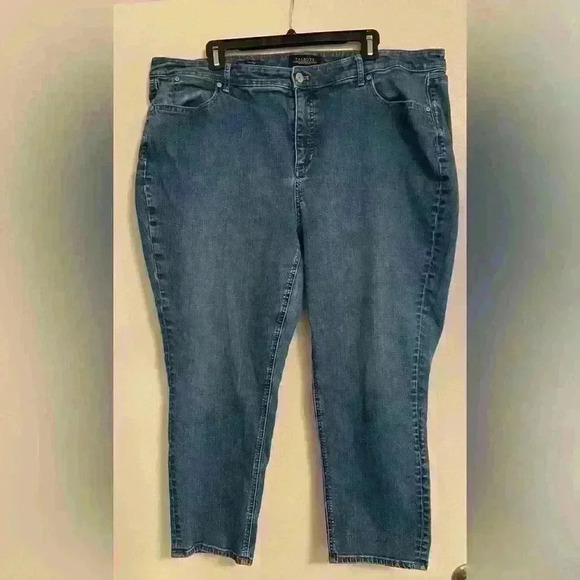 Talbots Flawless Five Pocket Slim Ankle Jeans Size 22 Petite - Picture 1 of 4